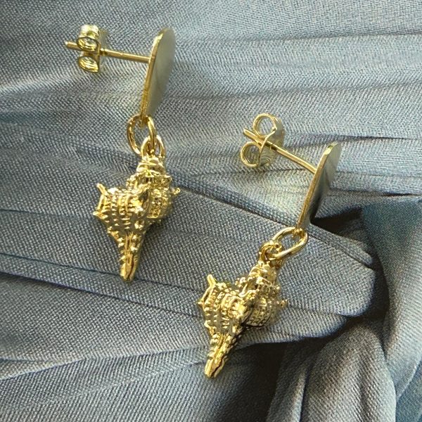 Aro Bora Bora - Colección Deep Ocean - 30 mm - 1 par - Oro