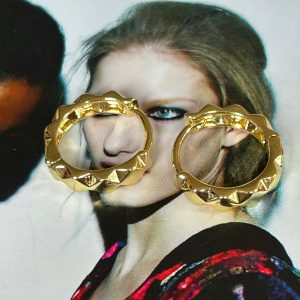 Aro Elmita - Colección Gold Addict - 16 mm - 1 par