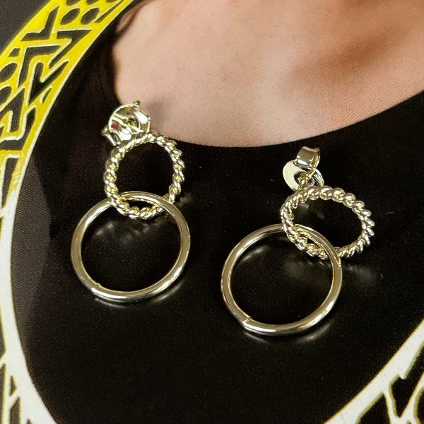 Aro Alicia Gold - Colección Brasil - 20 mm - 1 par