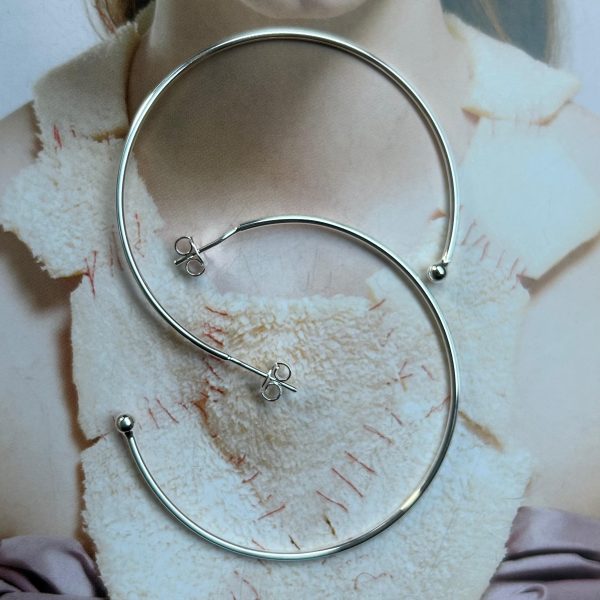 Aro Blanca Silver - Colección Brasil - 50 mm - 1 par