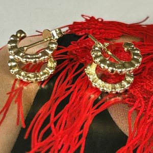 Aro Rafa Gold - Colección Brasil - 10 mm - 1 par