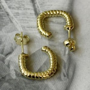 Aro Begoña Gold - Colección Brasil - 15 mm - 1 par