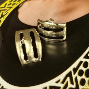 Aro Lia Gold - Colección Brasil - 15 mm - 1 par