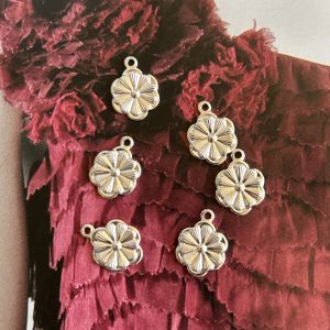 IMG_2666 Pendant Flori Silver - Colección Brasil - 15 mm - 1 unidad