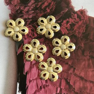 Pendant Flor Margarita Gold - Colección Brasil - 17 mm - 1 unidad - Oro