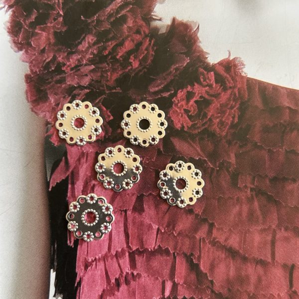 Pendant Mandala Petit Silver - Colección Brasil - 13 mm - 1 unidad - Plata