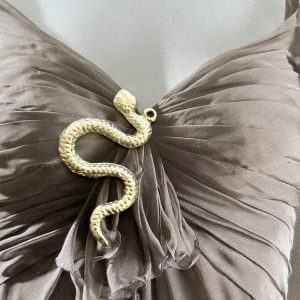 Pendant Amuleto Serpiente Gold - Colección Brasil - 35 mm - 1 unidad