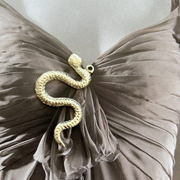 Pendant Amuleto Serpiente Gold - Colección Brasil - 35 mm - 1 unidad