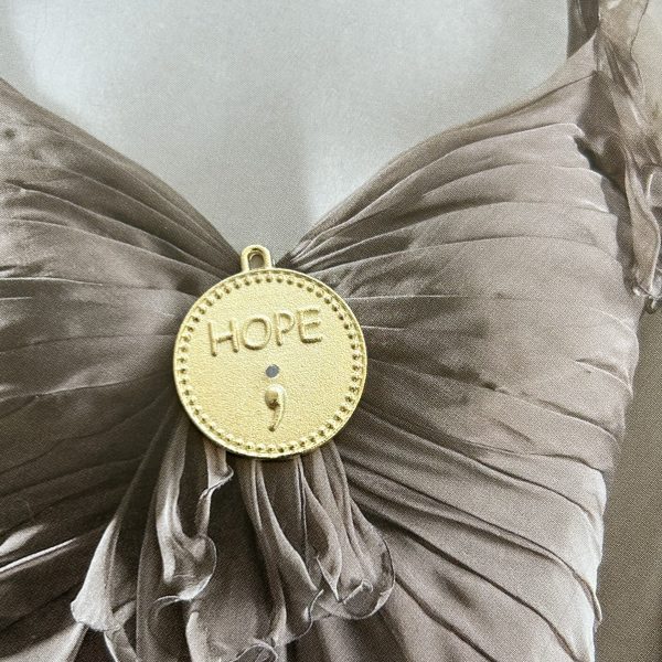 Pendant Hope Gold - Colección Brasil - 22 mm - 1 unidad