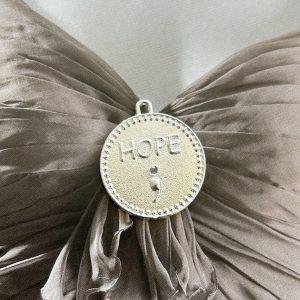 Pendant Hope Silver - Colección Brasil - 22 mm - 1 unidad