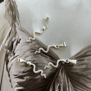 Pendant Serpiente baby silver - Colección Brasil - 18 mm - 1 unidad