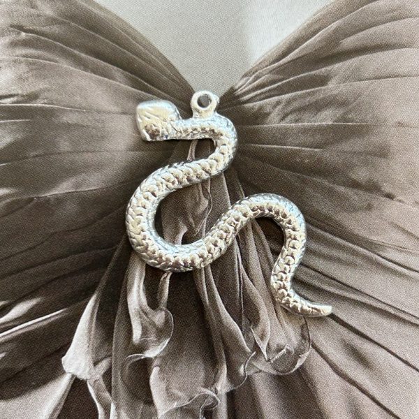 Pendant Amuleto Serpiente Silver - Colección Brasil - 35 mm - 1 unidad