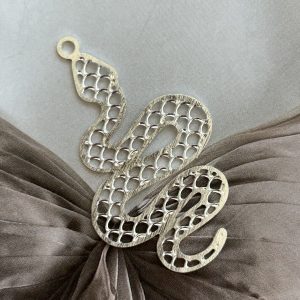 Pendant Serpiente calada Silver - Colección Brasil - 45 mm - 1 unidad