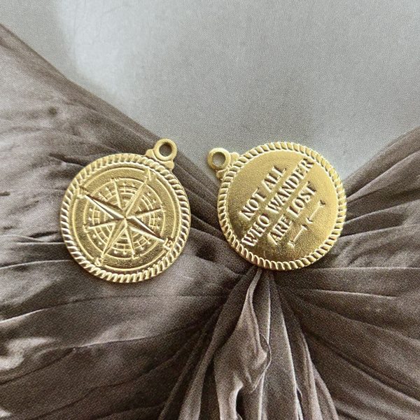 Pendant Horizonte Gold  - Colección Brasil - 15 mm - 1 unidad