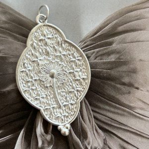 Pendant Pide un Deseo Silver - Colección Brasil - 40 mm - 1 unidad - Plata