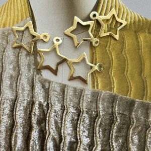 Pendant Estrella Calada Petit Gold - Colección Brasil - 11 mm - 1 unidad