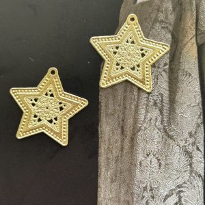 Pendant Estrella Mandala Gold - Colección Brasil - 20 mm - 1 unidad