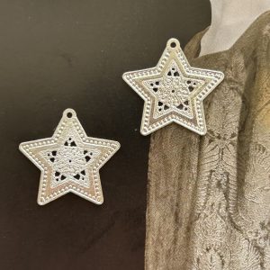 Pendant Estrella Mandala Silver - Colección Brasil - 20 mm - 1 unidad