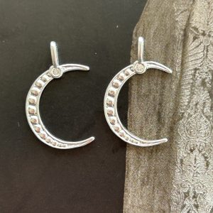 Pendant Luna Brillo Silver- Colección Brasil - 2 mm - 1 unidad - Plata