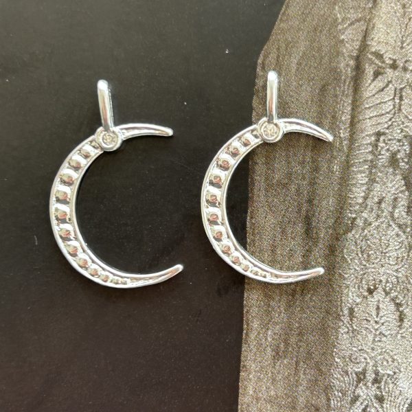 Pendant Luna Brillo Silver- Colección Brasil - 2 mm - 1 unidad - Plata