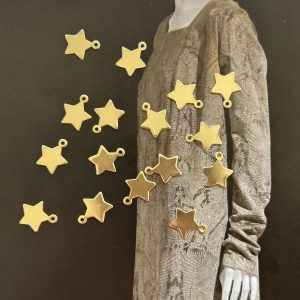 Pendant Mini Petit Star Gold - Colección Brasil - 9 mm - 1 unidad