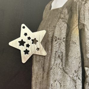 Pendant Estrellas en Cielo Silver - Colección Brasil - 24 mm - 1 unidad