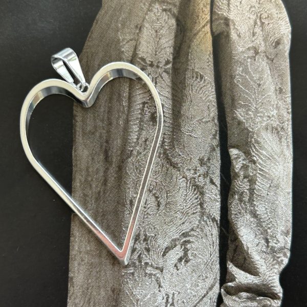 Pendant Cuore Silver - Colección Brasil - 37 mm - 1 unidad