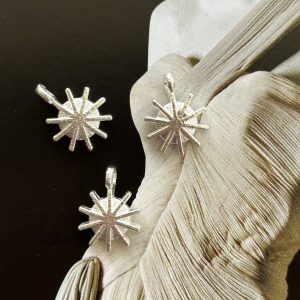 Pendant Sol Silver - Colección Brasil - 10 mm - 1 unidad