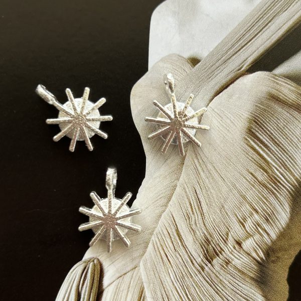 Pendant Sol Silver - Colección Brasil - 10 mm - 1 unidad