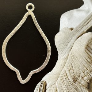 Pendant Gota Silver - Colección Brasil - 30 mm - 1 unidad