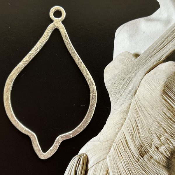 Pendant Gota Silver - Colección Brasil - 30 mm - 1 unidad