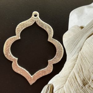 Pendant - Diseño Simple Silver Colección Brasil - 38 mm - 1 unidad