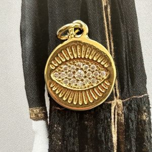 Pendant Ojito - Colección Gold Addict - 14 mm - 1 unidad - Oro