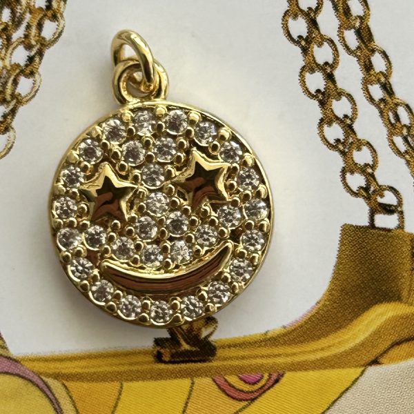 Pendant Happy Shine - Colección Gold Addict - 13 mm - 1 unidad - Oro