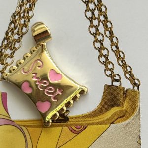 Pendant Sweet Rosa - Colección Gold Addict - 13 mm - 1 unidad - Oro