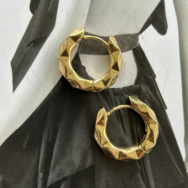 Aro  Angélica - Colección Gold Addict - 20 mm - 1 par - Oro