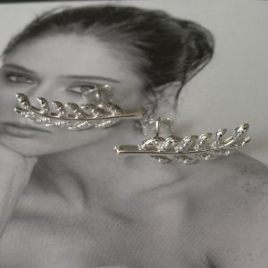 Aro Julieta Silver - Colección Brasil - 25 mm - 1 par