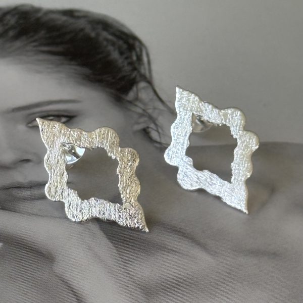 Aro Rita Silver - Colección Brasil - 24 mm - 1 par