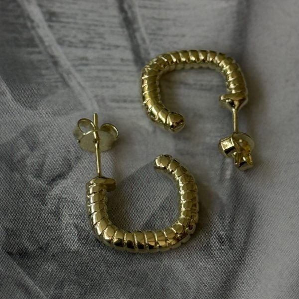 Aro Begoña Gold - Colección Brasil - 15 mm - 1 par