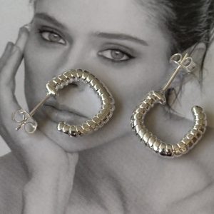 Aro Begoña Silver - Colección Brasil - 15 mm - 1 par