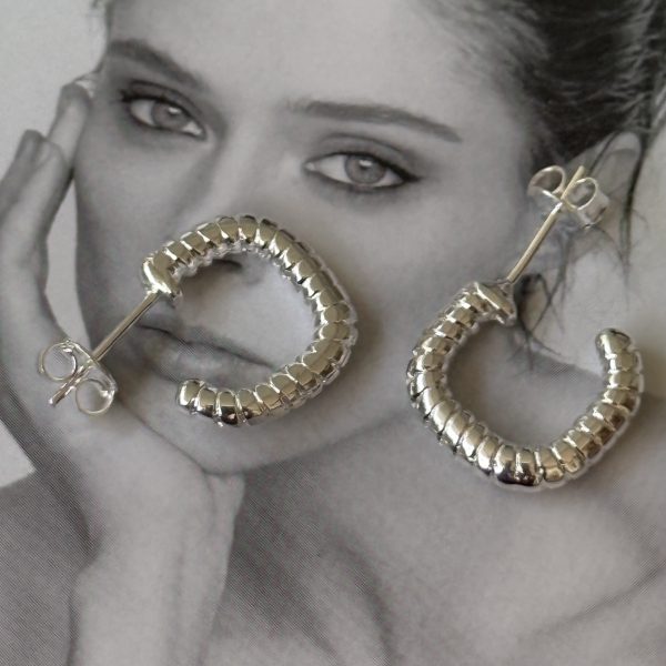 Aro Begoña Silver - Colección Brasil - 15 mm - 1 par