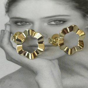 Aro Eva Gold - Colección Brasil - 12 mm - 1 par