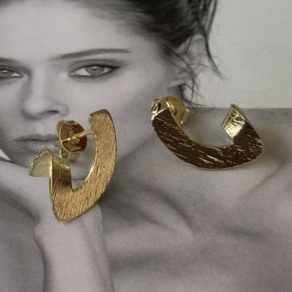 Aro Laura Gold - Colección Brasil - 18 mm - 1 par