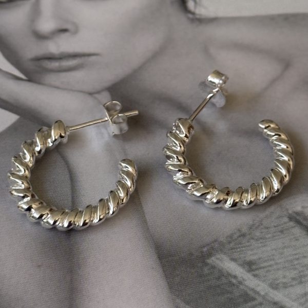 Aro Sofia Silver - Colección Brasil - 20 mm - 1 par