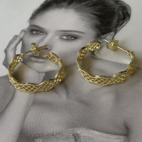 Aro Amaya Gold - Colección Brasil - 23 mm - 1 par