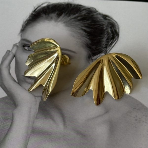 Aro Luisa Gold - Colección Brasil - 32 mm - 1 par