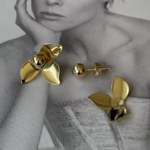 Aro Nina Gold - Colección Brasil - 21 mm - 1 par