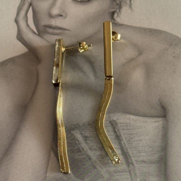 Aro Amalia Gold - Colección Brasil - 55 mm - 1 par