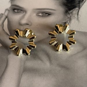 Aro Clara Gold - Colección Brasil - 15 mm - 1 par