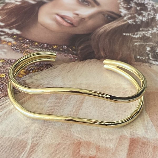 Pulsera Esclava Stephany  - Colección Gold Addict - 1 unidad